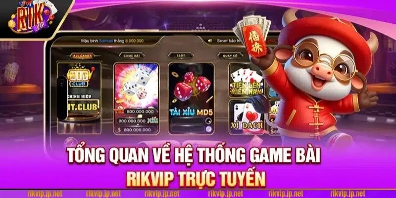RIKVIP 💎 Trải Nghiệm Đẳng Cấp Game Bài Rik Vip Của Giới Tài Phiệt 20 Game bài RIKVIP đem đến cho người chơi nhiều lựa chọn cược chất lượng